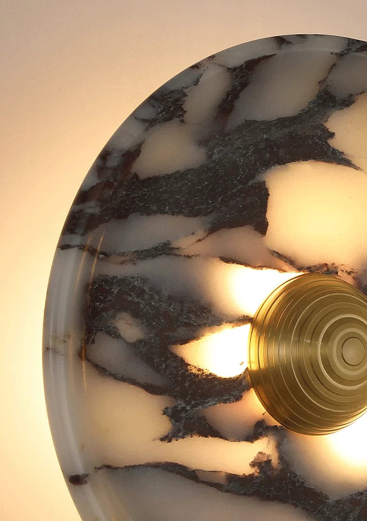 Aurora Halo Marble Wall Light