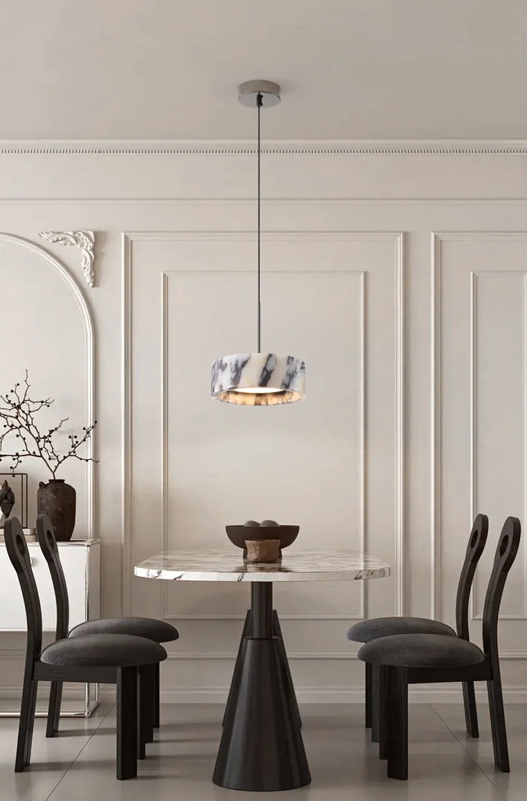 Roma Marble Dome Pendant Light