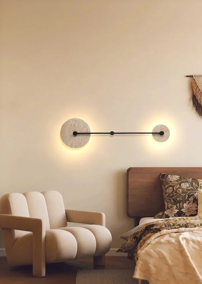 Vetro Marble Double Wall Light